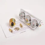 Chrome 2inch Triple Gauge Kit Volt Meter Water Temp Temperature Gauge Oil Press Pressure Gauge Car Meter - Image 6
