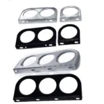 Hot Selling Diameter 52mm 2 Inches Modified Instrument Single/double/three Hole Black/silver Iron Bracket