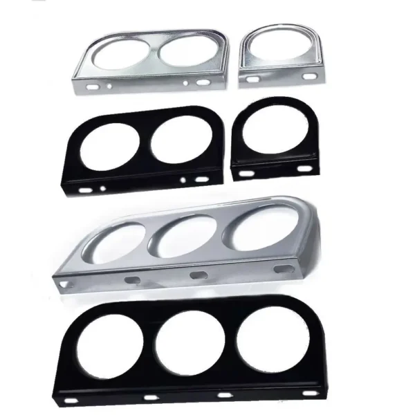 Hot Selling Diameter 52mm 2 Inches Modified Instrument Single/double/three Hole Black/silver Iron Bracket