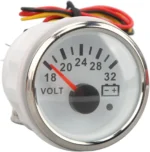 24V Needle Analog Voltmeter Voltage Gauge for Car Boat Marine - Image 5