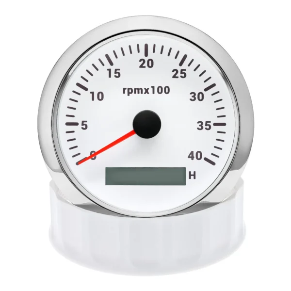 4000RPM Motorcycle LCD 7 Colors Backlight Motorcycle Meter Gauge Tachometer