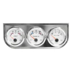Hot Sale Car Modification 52mm Water Temp Gauge + Voltmeter + Oil Pressure Gauge Three-in-one Combination Meter 2 Inc - Image 2