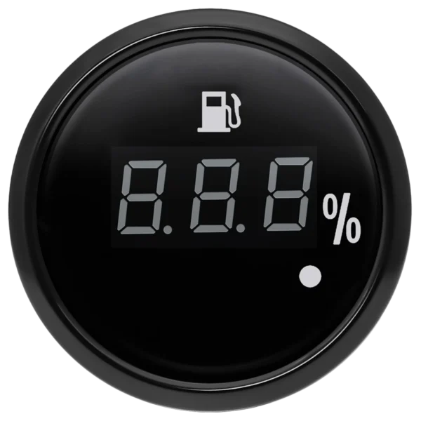 240~33 Ohm 2 52mm Fuel Level Gauge Oil Tank Meter Indicator Meter Alarm for Marine Boats