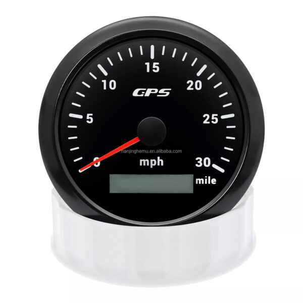 85mm Adjustable Digital Display Universal 30 MPH Car Boa GPS Speedometer