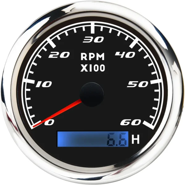 85mm Clear and Convex Lens with 6000 RPM Electrical Tachometer Gauge