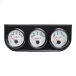 52mm Triple Kit Voltage Water Temp Gauge Temperature Oil Pressure Gauge Sensor 3in1 Car Meter - Image 2