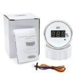 Easy Setup Digital Red LED Display Marine Water Tank Level Meter Truck Gauge - Image 6