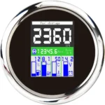 5 in 1 Multiple Function Auto Gauge Meter Tachometer Volts Clock RPM Water Temp Oil Temp Car Gauge - Image 3