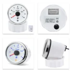 52mm Boat Fuel Level Gauge 240-33ohms 0-90ohms 0-190ohmohms 10-180ohms 240-30ohm 7 Colors LED - Image 5