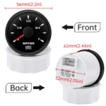 52mm Boat Car Auto Water Tank Level Gauge Meter With Backlight 9-32V - Image 4