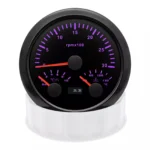 85mm Tachometer 3000RPM With Water Temp Oil Pressure Gauge for Boat Car Truck - Image 6