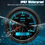 6000RPM Motorcycle for Auto Meter LCD 7-Color Backlight Gauge Tachometer - Image 2