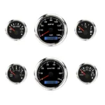 Free Combination Water Temp Fuel Level Oil Pressure Voltage Gauge Tachometer GPS Speedometer Gauge