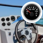 52mm Car Boat Water Temp Temperature Gauge 40-120?? 7 Colors LED M14 Sensor - Image 4