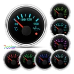 2 52mm Oil Temperature Gauge 50-150?? With 1/8NPT Temp Sensor for Boat Car Truck - Image 4
