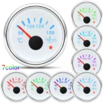 52mm Waterproof Oil Temperature Gauge With 1/8NPT Oil Temp Sensor for Boat Car - Image 2