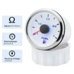 12V 24V Ultra-Thin Universal 52mm Auto Motorcycle Fuel Level Meter Gauge - Image 2