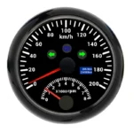 2022 New Style Speed 2 In1 GPS Speedometer 200km Tachometer 8000RPM Odometer Adjustable 85mm