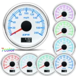 6 GAUGE SET WHITE 52mm GPS Speedometer Gauge 0-200MPH for Marine Boat Car Truck - Image 3