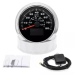 85MM Waterproof GPS Speedometer 80MPH 120KM/H Gauge for Motorcycles Boat Car ATV - Image 6