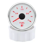 2 52MM Universal Gas Fuel Level Gauge 0-190ohms 240-33ohms Analogue LED Car Marine Boat - Image 2