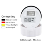 Marine 52mm VOLTAGE 12V VOLT GAUGE METER DIAL Car Racing Sport Boat Marine 8-16V - Image 5