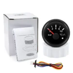 2 52mm Oil Pressure Meter Gauge 0-10Bar with 1/8NPT Sensor for Car Boat Truck - Image 6