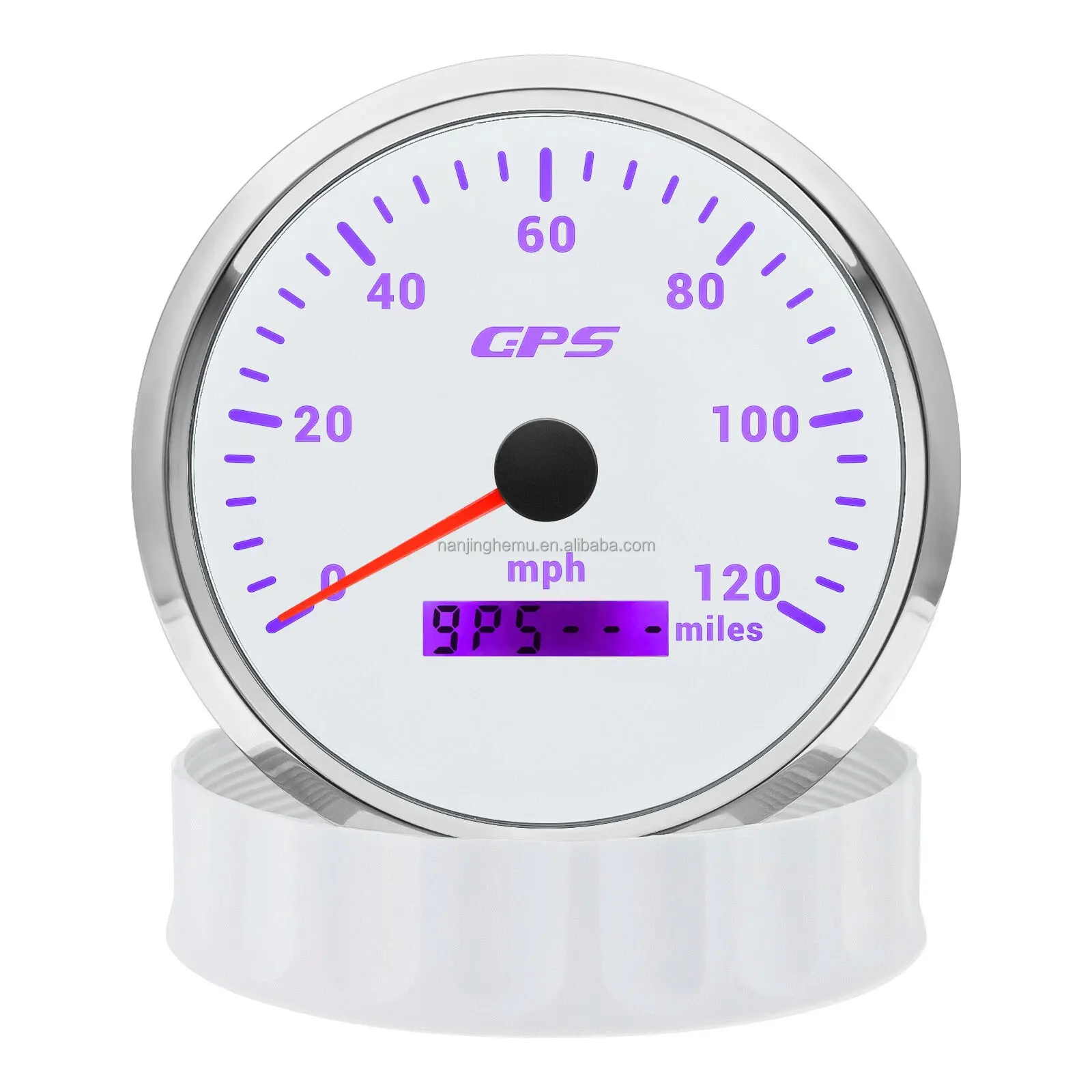 H0fbe84d30aa24ac1840e1a4ccbaaf289Z.webp Customized 85mm for Auto Meter GPS Speedometer 0-120MPH - Image 1