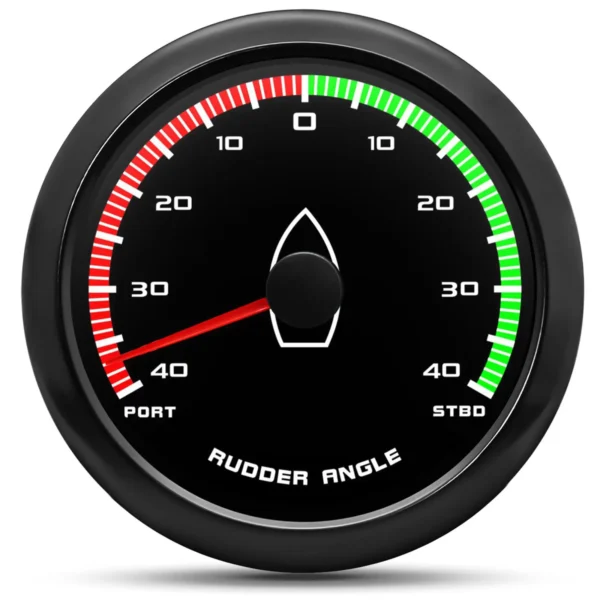 85mm Marine Boat Rudder Angle Gauge Indicator Meter 0-190ohm
