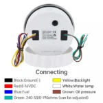 85mm GPS 80Knot Mobile Truck Motorcycle and Tractor Universal Vehicle Speedometer Backlight Gauge - Image 6