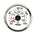 2 1/16 52 mm Durable Back Connection Pointer Marine Dashboard Water Temperature Level Gauge - Image 2