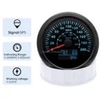 85mm GPS Speedometer 0-240KMH 0-80MPH with LCD Display Odometer for Marine Boat Yacht Vessel - Image 3
