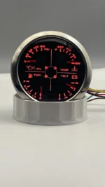 4 in 1 Auto Meter Car Water Temperature Gauge 12v Fuel Pressure Gauge - Image 5