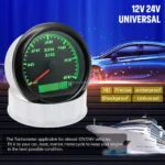 6000RPM Motorcycle for Auto Meter LCD 7-Color Backlight Gauge Tachometer - Image 5