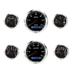 Customized Speedometer Tachometer Fuel Level Oil Pressure Water Temp Volt Gauge Instrument Cluster - Image 2