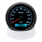 85mm Black Digital GPS Speedometer 0-200MPH Gauge Odometer for Car Boat Truck US - Image 3