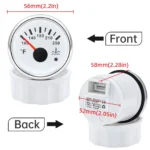 2 52mm White Water Temp Gauge 100-250?H with 1/8NPT Temp Sensor for Boat Car ATV - Image 2