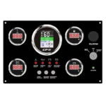 Hot Sale 300*190mm 8-16V 0-5bar Waterproof Rust-proof Marine Dashboard Switch Panel Boat Dashboards With Cover Box - Image 4