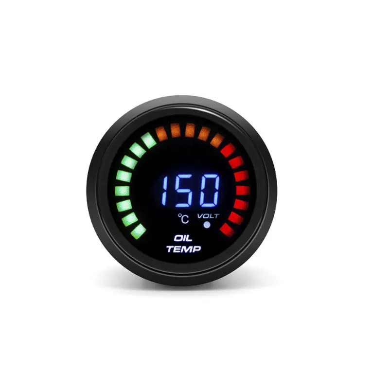H13cf51552a164d4f97694bef725ada23u.webp Car 2 52MM Blue Digital Led Electronic Oil Temp Temperature Gauge - Image 1