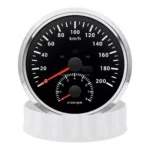 GPS Speedometer 200km/h for Car Motorcycle ATV UTV Total Mileage Adjustable 85mm 12V 24V