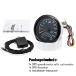 85mm Odometer Mileage Adjustable Overspeed Alarm Applicable 2 in 1 Tachometer GPS Speedometer - Image 6