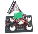 Custom Engine Combination Control Panel DC 12V/24V 5 Gauge Switch Panel With Water Gauge for Boat Marine - Image 4