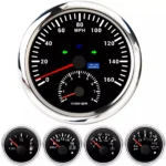 110mm Boat GPS Speedometer 160MPH Tachometer 8000RPM 52mm Fuel Level Oil Pressure Water Temp Volt Gauge