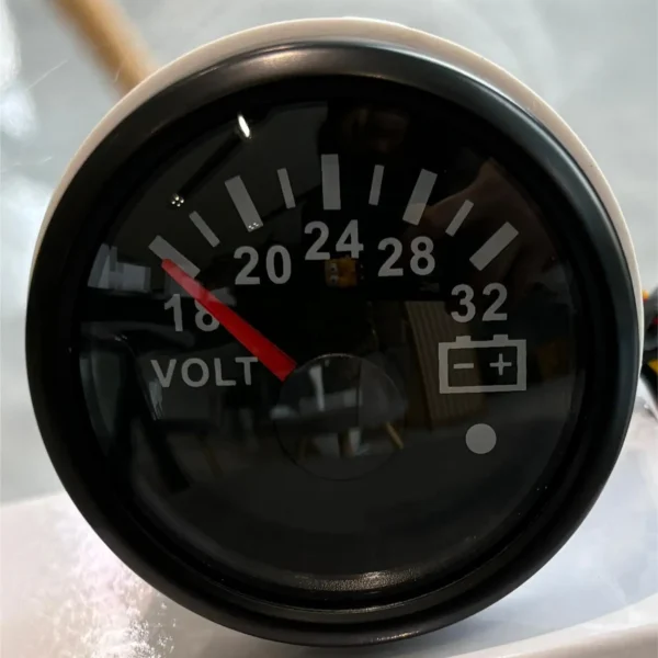 52mm Analog Low 12V Alarm Digital Voltmeter Meter