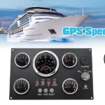 New Universal Auto Meter GPS Speedometer Diesel Engine Instrument Marine Gauge Panel for Boat and Car with 5 Black Gauges