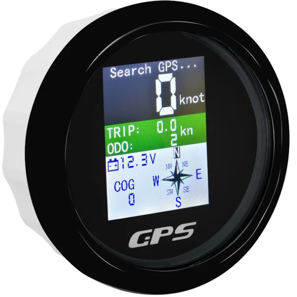 3-1/3 85 mm High Quality Black Face Waterproof Digital Six Multi-function Gauge for Marine and Automotive