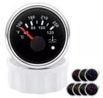 6 Gauge Set with Sensor 85mm GPS Speedometer 80MPH Tacho 6000RPM Gauge for Boat - Image 3