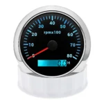 85mm Universal Tachometer 1-8000RPM Bus Truck Tractor