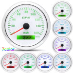 85mm Waterproof GPS Speedometer 0-160MPH Gauge 7 Colors LED for Motorcycles Boat - Image 2