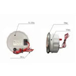 85mm Digital Multifunction Meter 6 In1 Tachometer Rpm Gps Speedometer Oil Pressure 0-10Bar Temp Gauge Hourmeter - Image 6